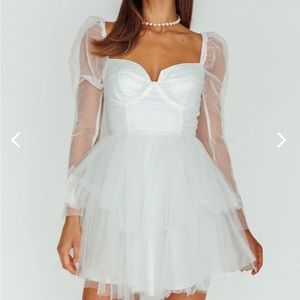 Engagement/Reception Dress White!